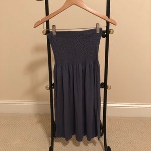 Blue cover-up dress